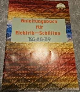 Anleitung Buch Für Elektrik - Schlitten KG 88 / 89 Brother Elektro Strickmaschin - Bild 1 von 2