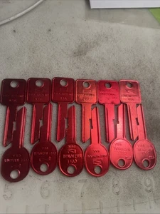 GM NOS Original Dealer Stock Key Chevy Olds Pontiac Cadillac 1970 1974 1978 1982 - Picture 1 of 5