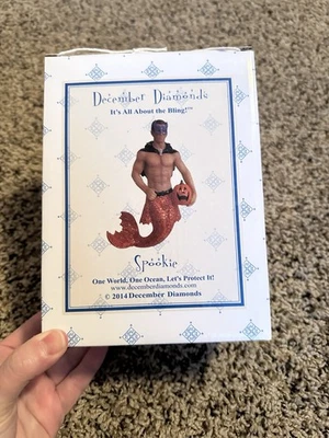 Rare December Diamonds Spookie Merman Ornament 2014 New in Box - Retired - Image 1 of 3