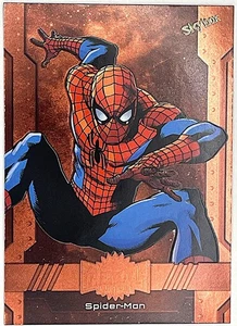 2024 Upper Deck Marvel Metal Universe №. 100 Spider-Man 🕸️ Copper FX - Picture 1 of 2