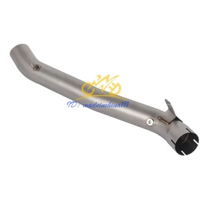 For Suzuki GSXR1000 2009-2011 Exhaust Mid Link Pipe Middle Tube Escape 61mm Tips - Bild 1 von 6