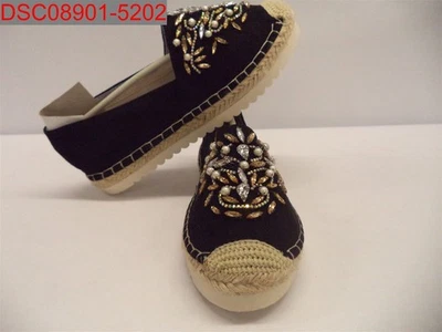 Patrizia by Spring Step Women's Size 36 (US:5.5-6) Black Sequined Loafer Shoes - Image 1 of 4