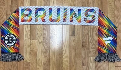 "Bufanda Pride Fanatics Boston Bruins 59""" Foto 1 de 4