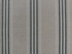 Purbeck Stripe Cotton Chenille Fabric  Jade Natural  Curtain Blind - Picture 1 of 5