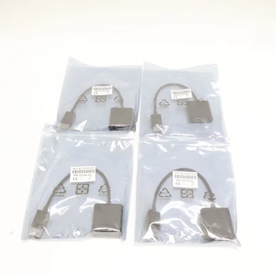 New Lot of 4 HP 752660-001 DisplayPort to DVI SL Adapter Cable - Image 1 of 4