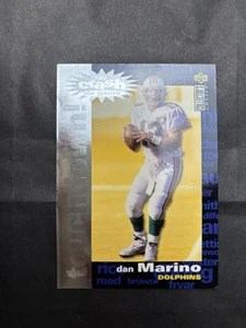 1995 Upper Deck You Crash The Game Silver #C1 Dolphins Dan Marino Football Card - Picture 1 of 2