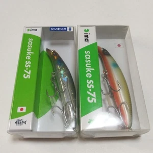Ima Sasuke SS-75 Sinking Minnow 0,25 oz (7 g) 3,0 pulgadas transparente Inakko 2 un. - Imagen 1 de 7