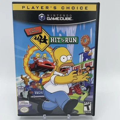 Los Simpson Hit & Run Nintendo GameCube Completo CIB Elección del Jugador Foto 1 de 4