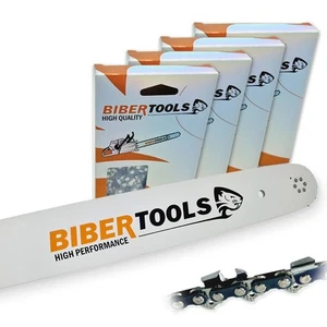 4 catene per sega HM + spada 45 cm p.f. STIHL MS 270 C-B .325" 1,3mm 74 TG - Foto 1 di 3