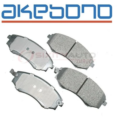 Akebono Pro-ACT Front Disc Brake Pad Set for 1989-2004 Hyundai Sonata - pr Foto 1 de 4