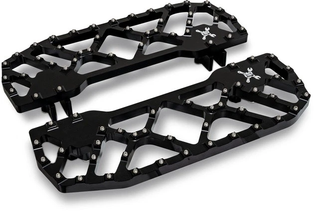 Burly MX Evolution Driver Floorboards Black #B13-1053B Harley Davidson - Image 1 of 1