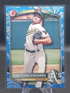 Bowman Steven Echavarría 2025 1st Bowman Prospect azul cachemir/125 - Imagen 1 de 3