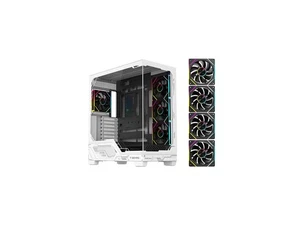 DIYPC IDX2-Ultra-ARGB Black Dual USB3.0/ 1 x Type C Tempered Glass ATX Gaming - Picture 1 of 5