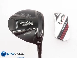Mint! Tour Edge Exotics E725 15* 3 Wood w/HC - Gen5 HZRDUS 70g Stiff - 441944 - Picture 1 of 4