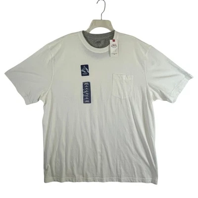 Camiseta Izod Agua Salada Para Hombres XXL Blanca Relajada Chatham Point Camiseta Suave Elastizada Foto 1 de 4
