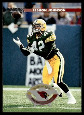 1996 Donruss Football Card LeShon Johnson Arizona Cardinals #188 8958 - Image 1 of 2