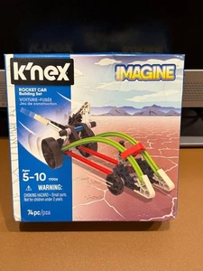 K'Nex Rocket Car Building Set  Imagine Series Ages 5-10 (74 Pc) SEALED - Picture 1 of 3