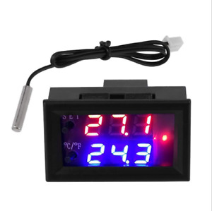 Digital LED Microcomputer Thermostat Controller Switch Temperature Sensor 12v