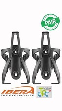 Adjustable Bicycle Water Bottle Cage Bike Drink Frame Holder PAIR Black IB-BC17 