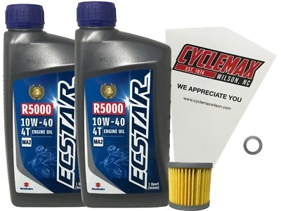 Kit de cambio de aceite Cyclemax genuino 2018-2022 Suzuki DR-Z400 DRZ400 Foto 1 de 2