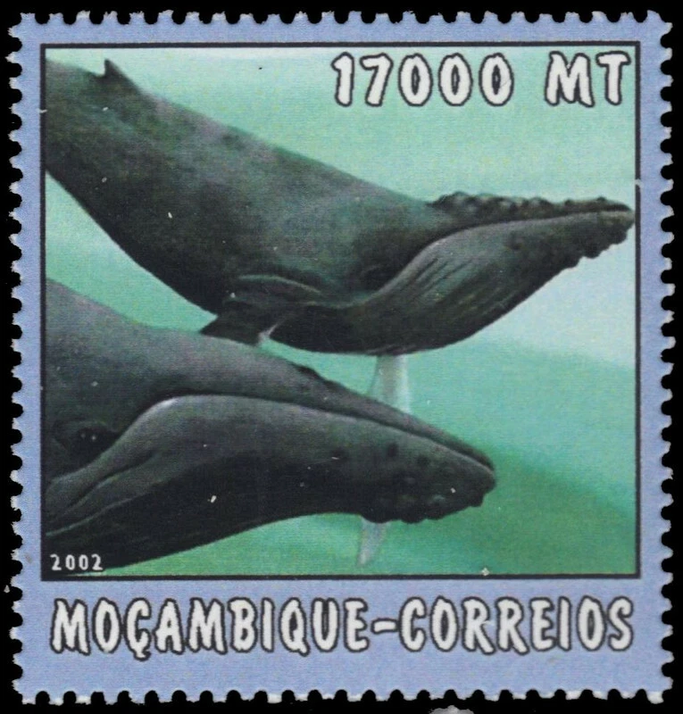 MOZAMBIQUE 1652d - Humpack Whale (pb40400) - Image 1 of 1