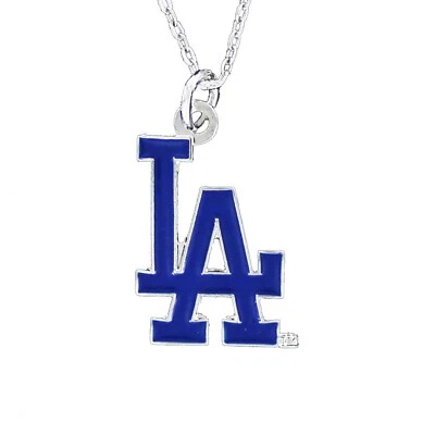 Collar LOS ANGELES DODGERS - Dije Esmalte Peltre LA Letters Pro Béisbol MLB  Foto 1 de 4
