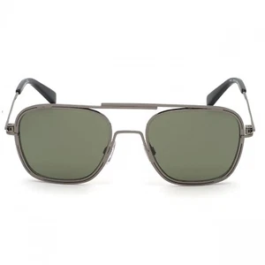 DSQUARED2 Finn DQ0311 08N Silver Aviator Sunglasses Metal Frame 52-20-145 Green - Picture 1 of 2