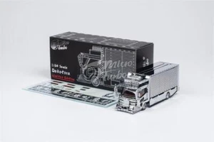 Micro Turbo 1:64 Dekotora Wing Custom/Flatbed Tow Truck electrosilvering Car - Picture 1 of 14