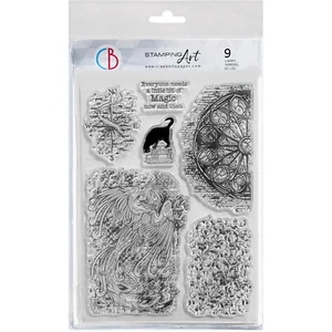 Ciao Bella Wizard Academy "6 x 8" Clear Stamp Set Enchantments Cat Scrapbook - Picture 1 of 1
