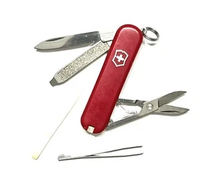 Used Victorinox Swiss Army Classic SD Multi Tools Red / Black, No Ads - Picture 1 of 4