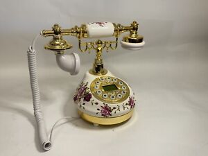 Retro Vintage Antique Telephone 1960 Old Fashioned Cord Phone Living Room Decor