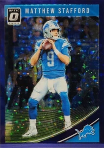 Donruss Optic Matthew Stafford Detroit Lions Purple Stars Prizm 2018 ref. 18/25 - Imagen 1 de 2