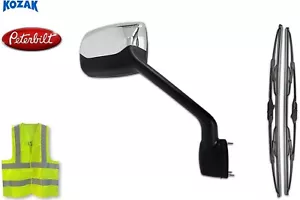 Espejo retrovisor cromado lado derecho pasajero para Peterbilt 587 579 2010-2017 - Imagen 1 de 11