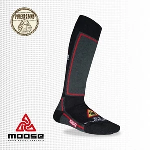 MOOSE KIDS SNOW Kinder Skisocken, Merinowolle und Silberfasern, Snowboardsocken - Bild 1 von 8