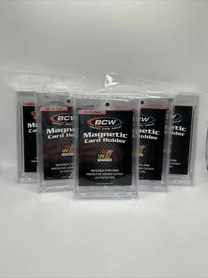 BCW Magnetic Card Holder 360pt Point with UV Protection, lot of 5 holders - Image 1 of 3