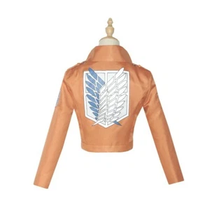Attack On Titan Shingeki no Kyojin Legion Scouting Cosplay Costume Jacket Brown - Picture 1 of 5