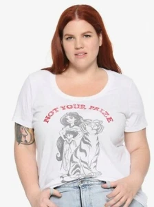 DISNEY ALADDIN NOT YOUR PRIZE JASMINE GIRLS T-SHIRT PLUS SIZE - Picture 1 of 1