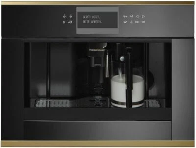 Küppersbusch CKV6550.0S4 Kaffeevollautomat schwarz mit Design-Kit Gold, LED - Bild 1 von 2