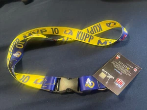 Los Angeles Rams Super Bowl LVI Copper Kupp MVP Lanyard  Keychain NFL 20” - Picture 1 of 4