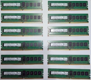 96GBGB (12x8) SK Hynix DDR4 ECC 2133MHz HMA41GR7MFR8N-TF - Bild 1 von 2