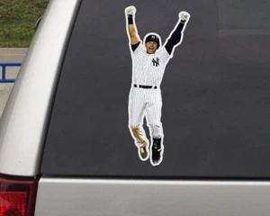 Derek Jeter  Yankees Custom decal 7 inch Indoor/ Outdoor - Final Hit  NY Yankee - Picture 1 of 3