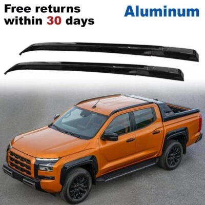 2Pcs Roof Rail Rack Fit for Mitsubishi Triton L200 2024 2025 Side Rail Bar — 第 1/4 张图片