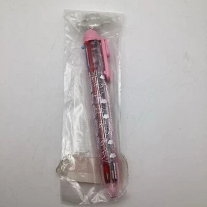 Sanrio Baby Cinnamoroll Ballpoint Pen Red 5 Colour Plastic Charm Vintage 2002 - Foto 1 di 7