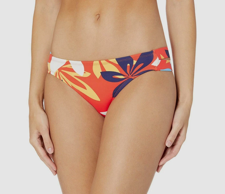 $115 Hobie Para Mujer Naranja Floral Hipster Traje de Baño Bikini Parte Inferior Traje de Baño Talla M Foto 1 de 1