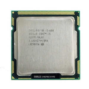 Intel Core i5-680 CPU Dual-Core 3.6GHz / 4MB LGA1156 SLBTM Processor - Picture 1 of 1