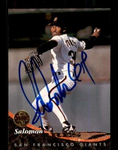 1994 Leaf #318 Salomon Torres AUTOGRAPHED!!! Giants 236966 - Picture 1 of 2