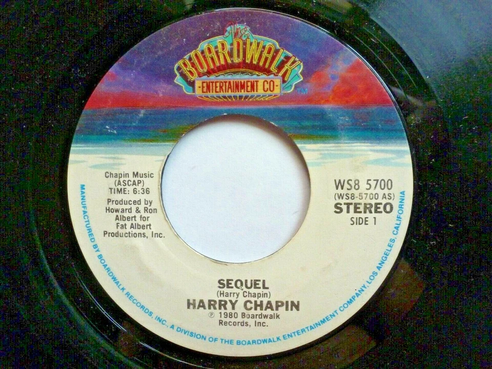 HARRY CHAPIN 45 RPM 7" VINYL - Sequel - Image 1 of 1