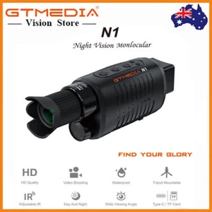 GTMEDIA Night Vision Goggles Monocular Digital 1080P Photo Video Record Playback - Picture 1 of 18