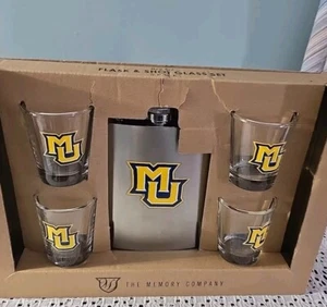 Juego de frascos y vasos de chupito Marquette University The Memory Company NUEVO - Imagen 1 de 7