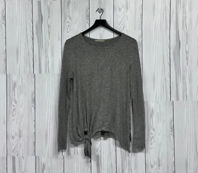 Активный США верхний женщин размер средний длинным рукавом твердый серый Atheltic эластичной - Изображение 1 из 4